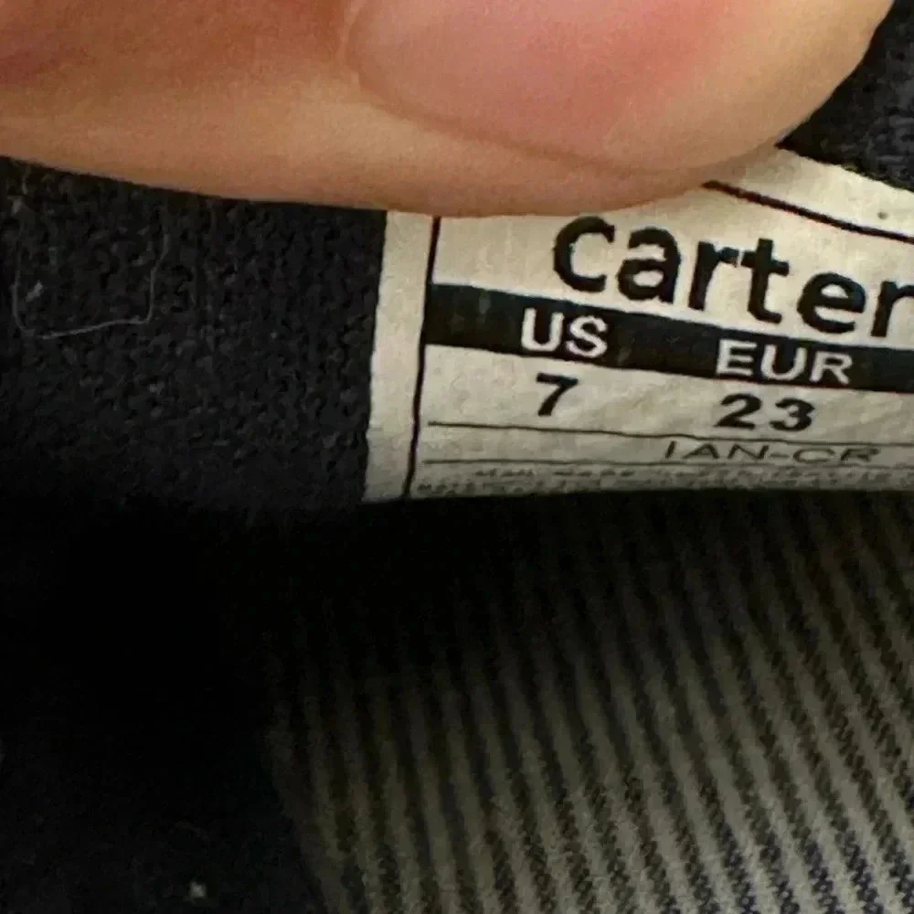 Carters toddler size 7 boat shoes